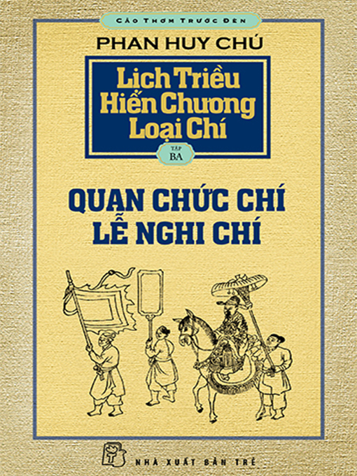 Title details for Lịch triều hiến chương loại chí. T.3 by Phan Huy Chú - Available